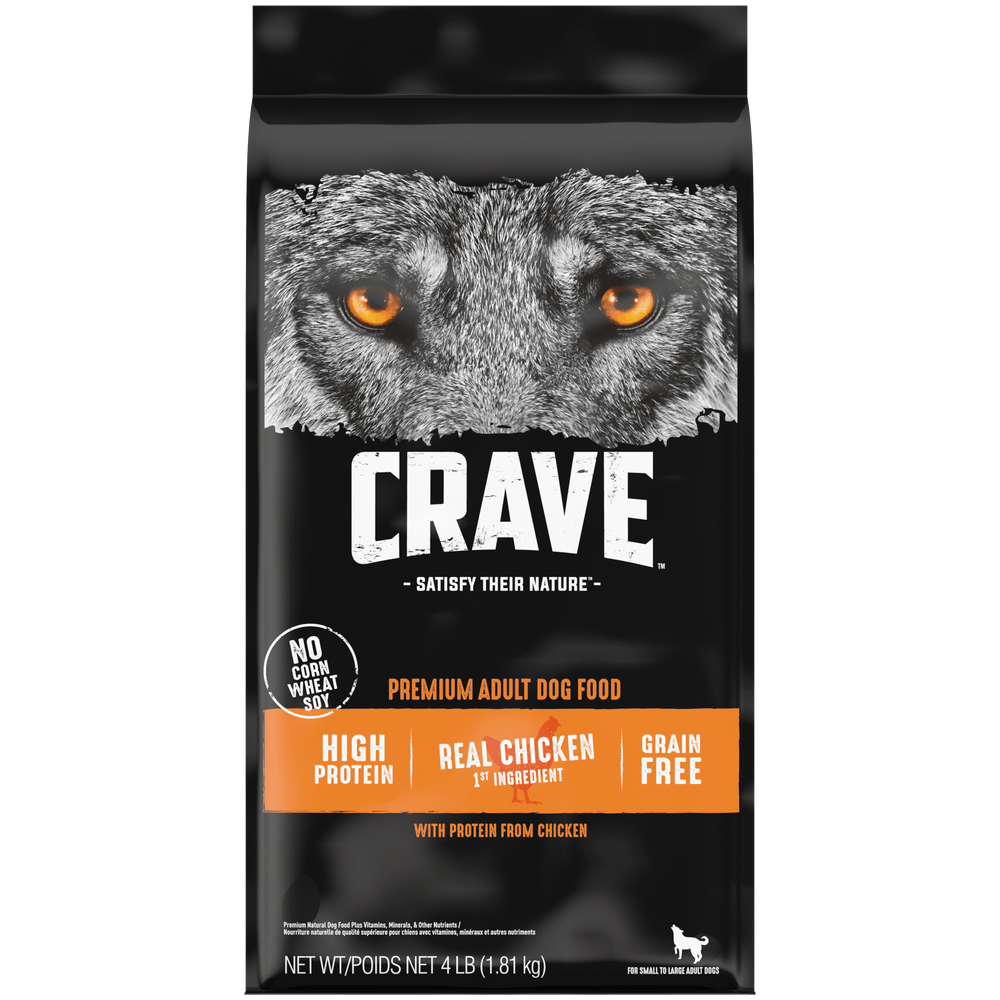 Crave Adult Dry Dog Food Chicken-Front
