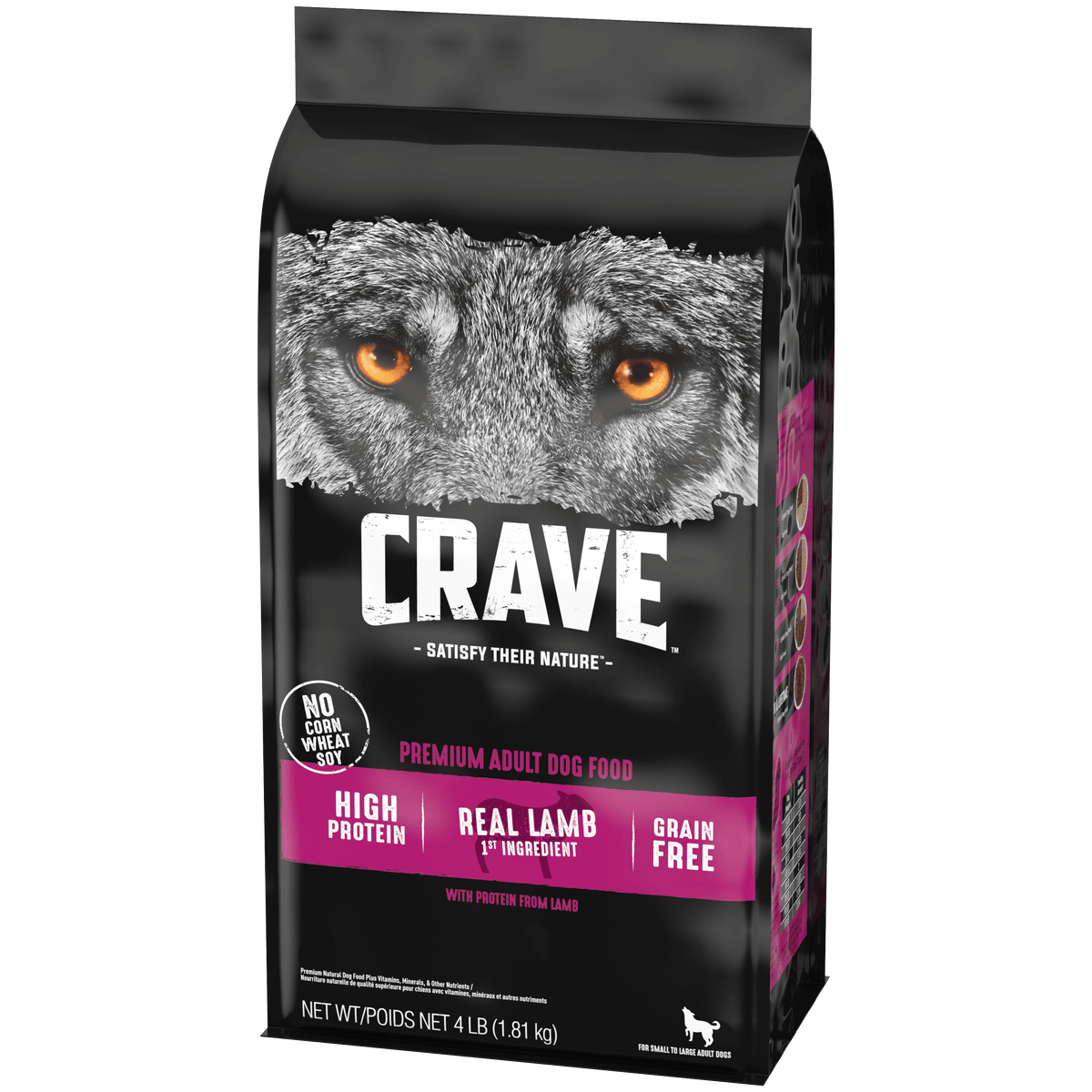 Crave Adult Dry Dog Food Lamb-Tilt Left