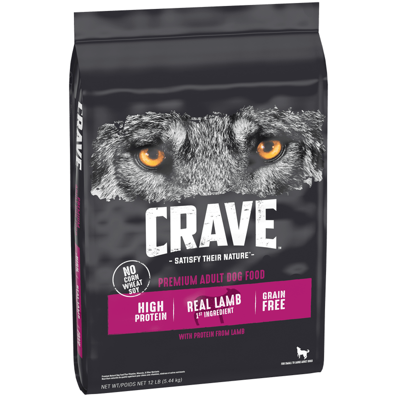Crave Adult Dry Dog Food Lamb-Tilt Right
