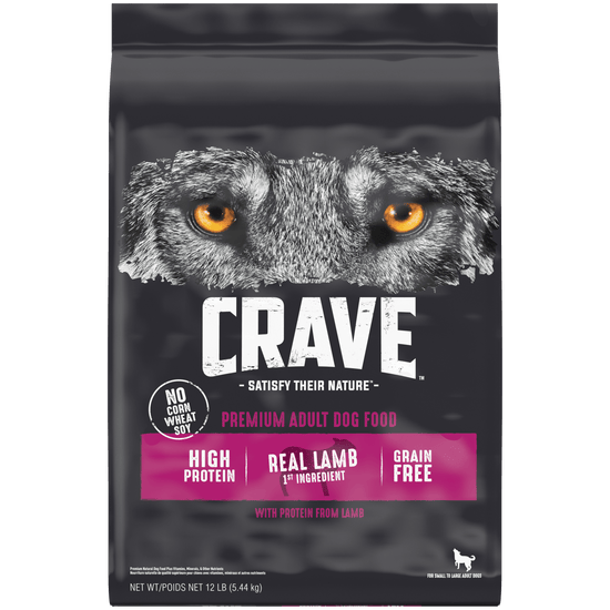 Crave Adult Dry Dog Food Lamb-Front