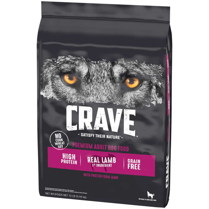 Crave Adult Dry Dog Food Lamb-Tilt Right