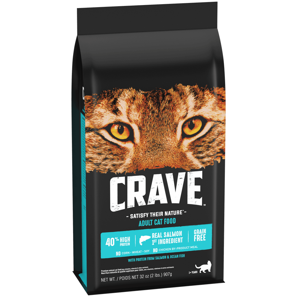 Crave Adult Dry Cat Food Fish-Tilt Right