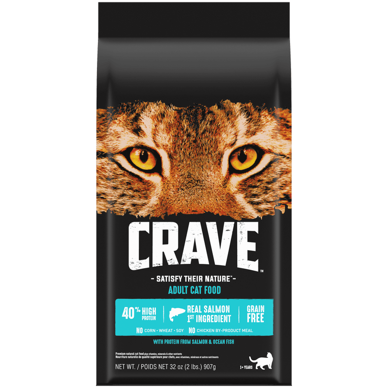 CRAVE™ Adult Dry Cat Food Salmon-Front