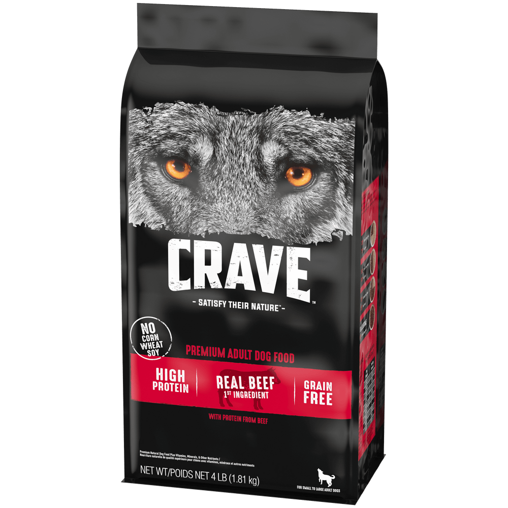 Crave Adult Dry Dog Food Beef-Tilt Left