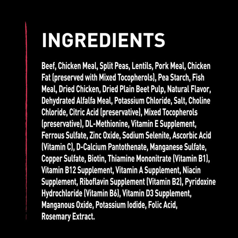 Crave Adult Dry Dog Food Beef-Ingredients