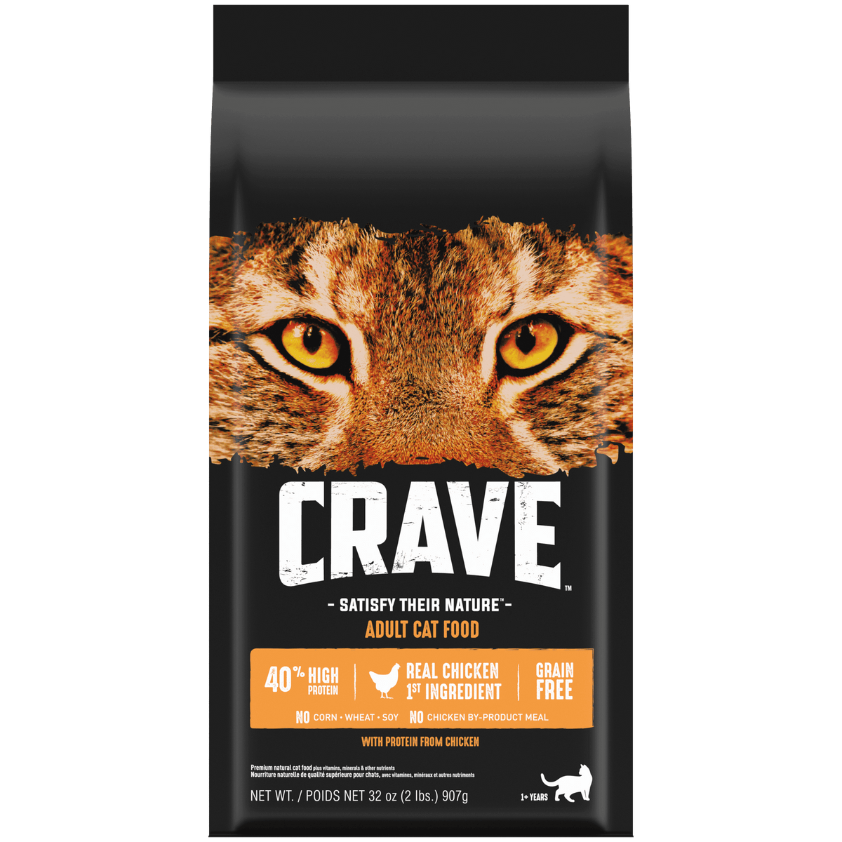Crave Adult Cat Food Chicken-Front