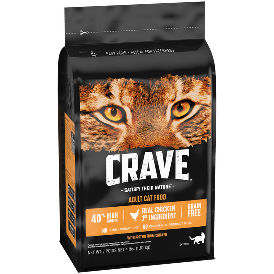 Crave Adult Cat Food Chicken-Tilt Right
